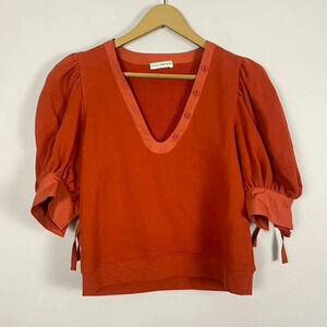 Ulla Johnson Bess Puff Sleeve Top